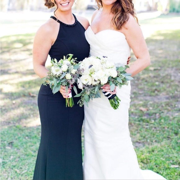 Lulu’s Girl in the Mirror Black Beaded Maxi Dress - Picture 2 of 9